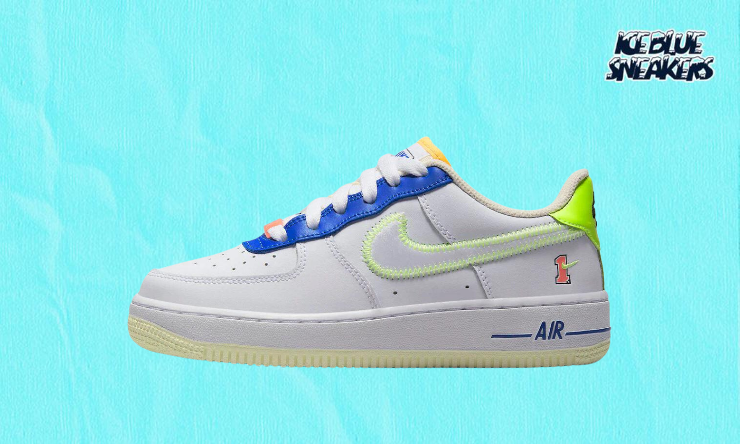 NIKE AIR FORCE 1 LOW – Ice Blue Sneakers