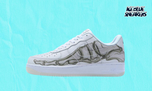 NIKE AIR FORCE 1 LOW SKELETON WHITE