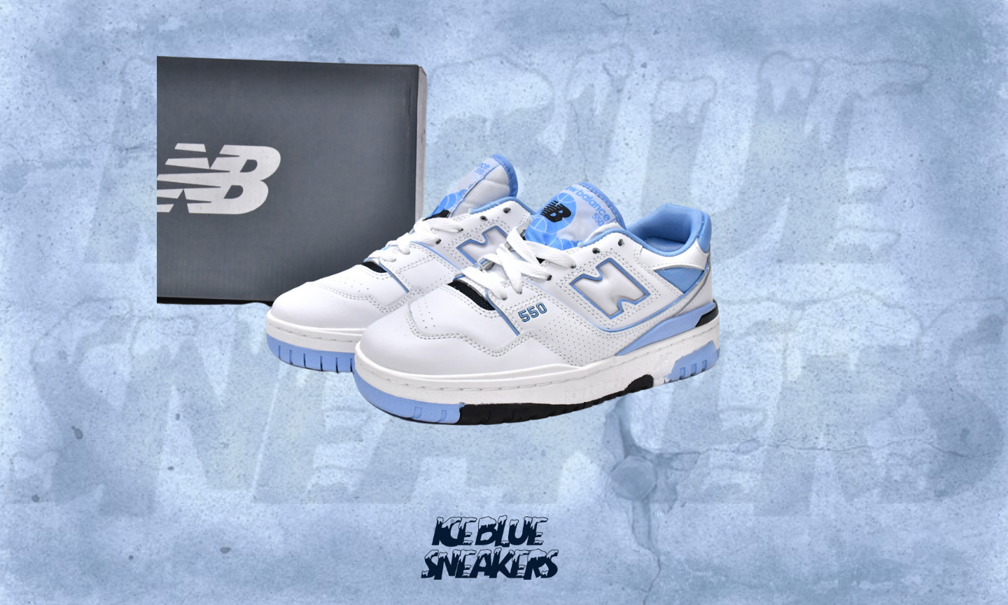 NEW BALANCE 550 White Team Carolina