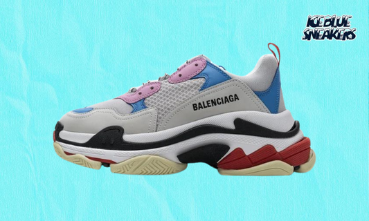 BALENCIAGA TRIPLE S "BLUE & PINK"