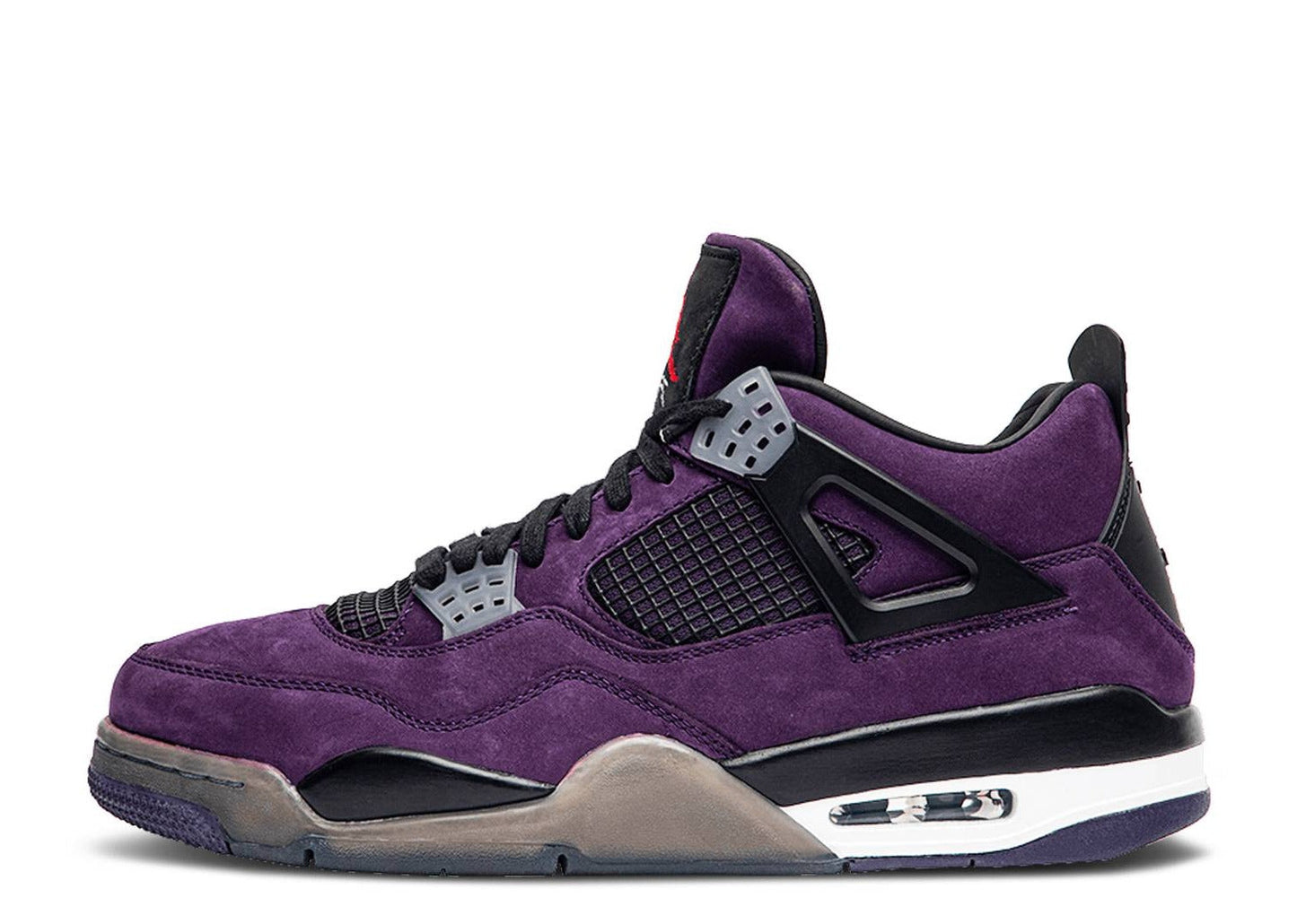 TRAVIS SCOTT X AIR JORDAN 4 RETRO 'PURPLE SUEDE - WHITE MIDSOLE'