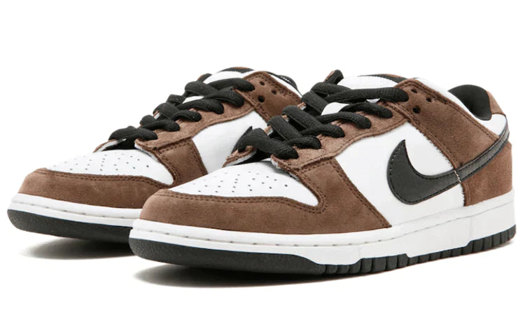 Nike SB Dunk Low White Black Trail End Brown