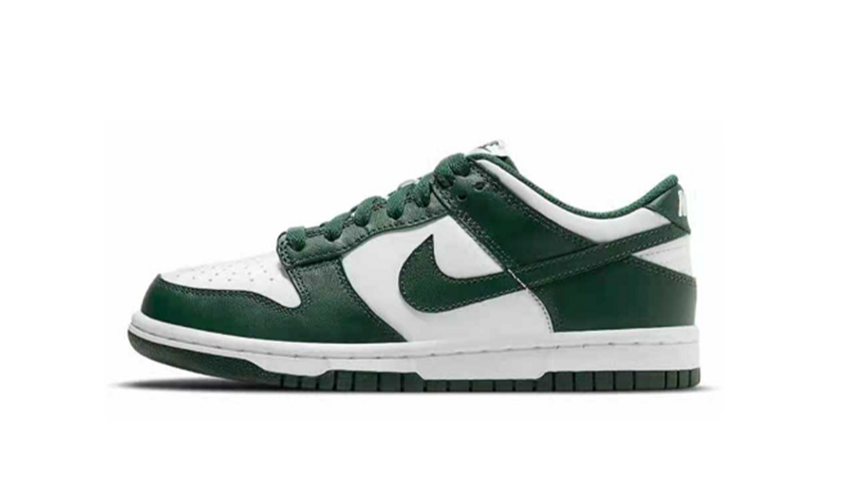 Nike Dunk Low Michigan State Green