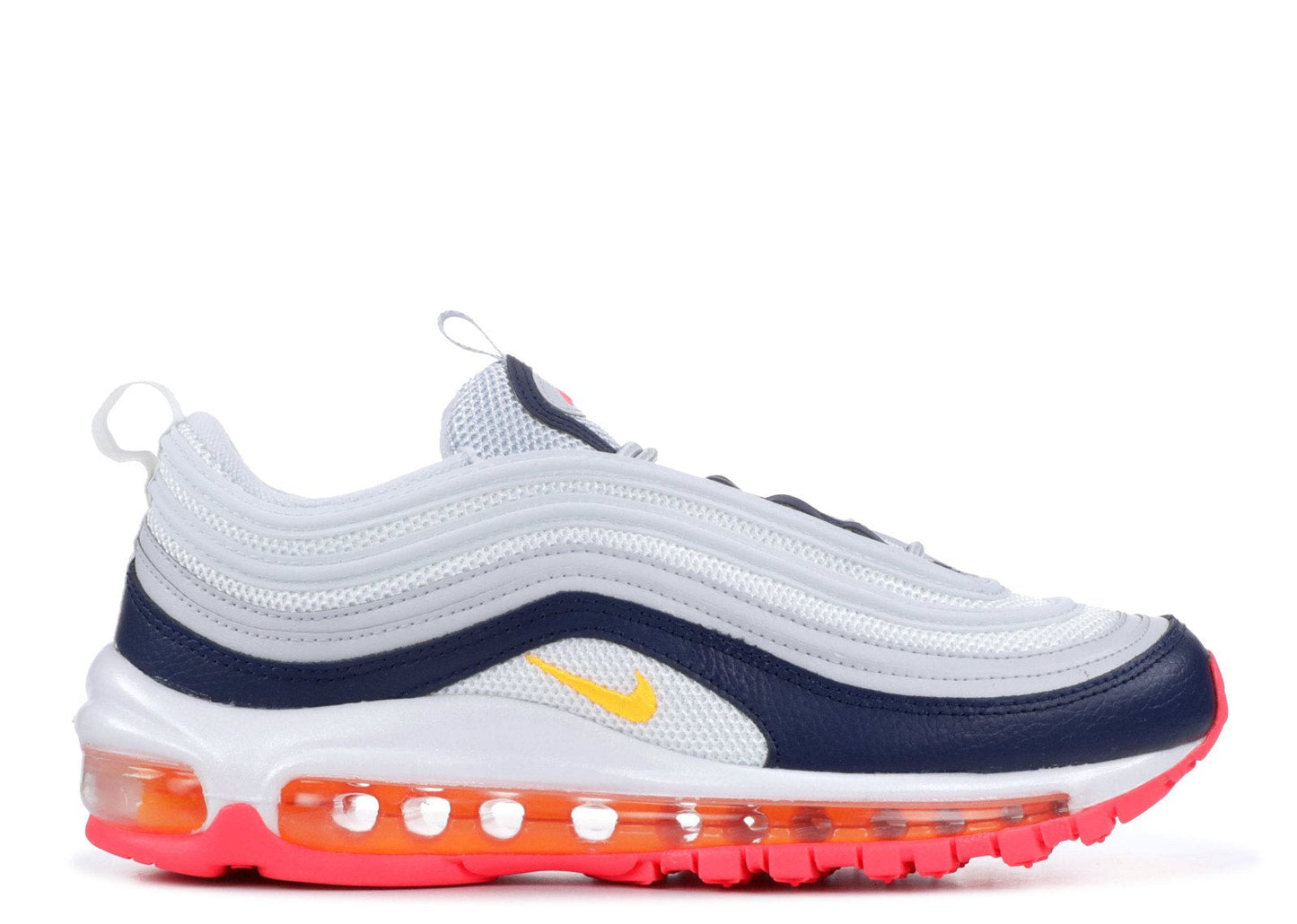 NIKE AIR MAX 97 "PLATINUM NAVY ORANGE"