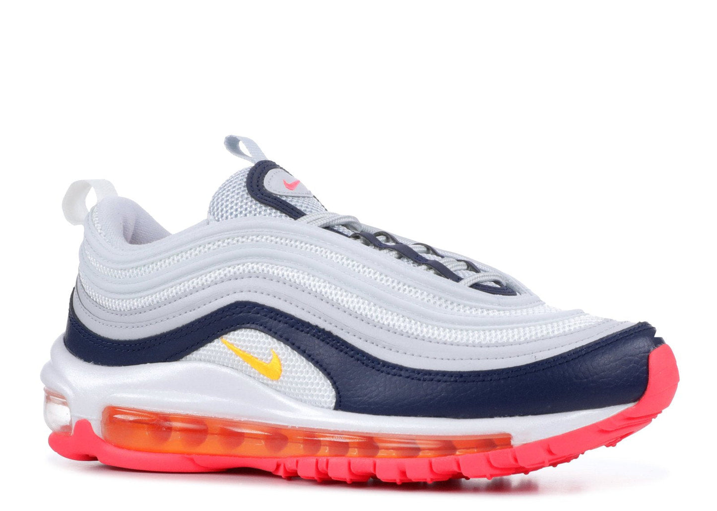 NIKE AIR MAX 97 "PLATINUM NAVY ORANGE"