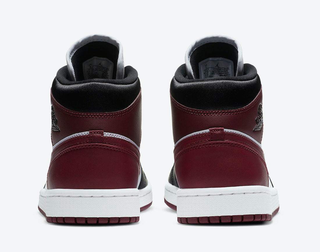 Air Jordan 1 Mid SE Black Dark Beetroot