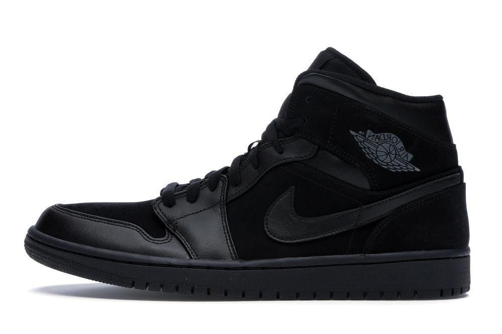 NIKE AIR JORDAN 1 MID "TRIPLE BLACK"