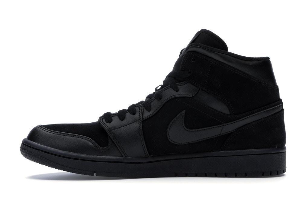 NIKE AIR JORDAN 1 MID "TRIPLE BLACK"