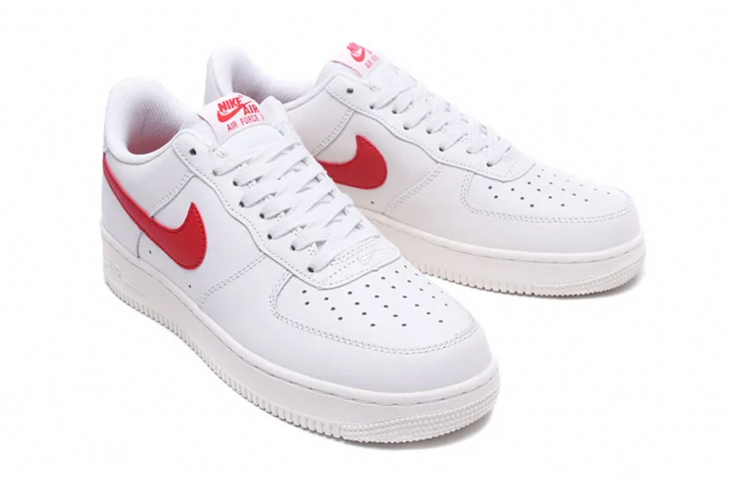 Nike Air force 1 Whithe and Red