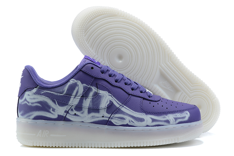 Nike Air Force 1 Low Purple Skeleton