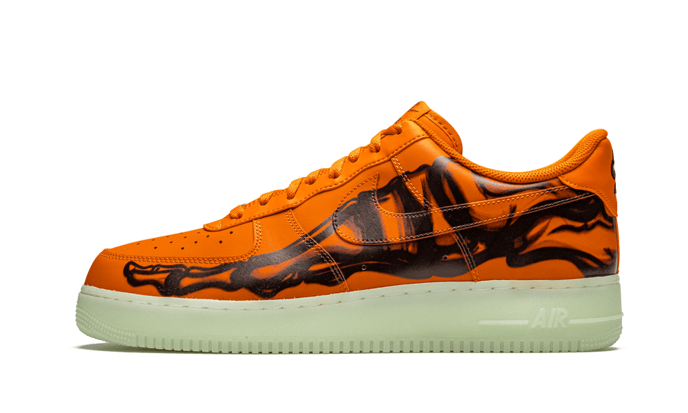 Nike Air Force 1 Orange Skeleton