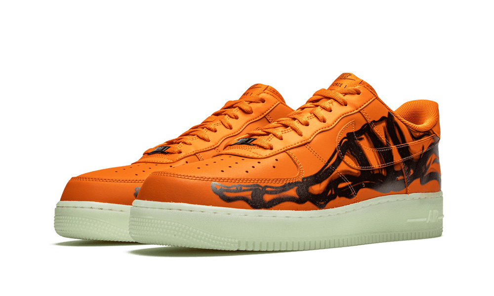 Nike Air Force 1 Orange Skeleton