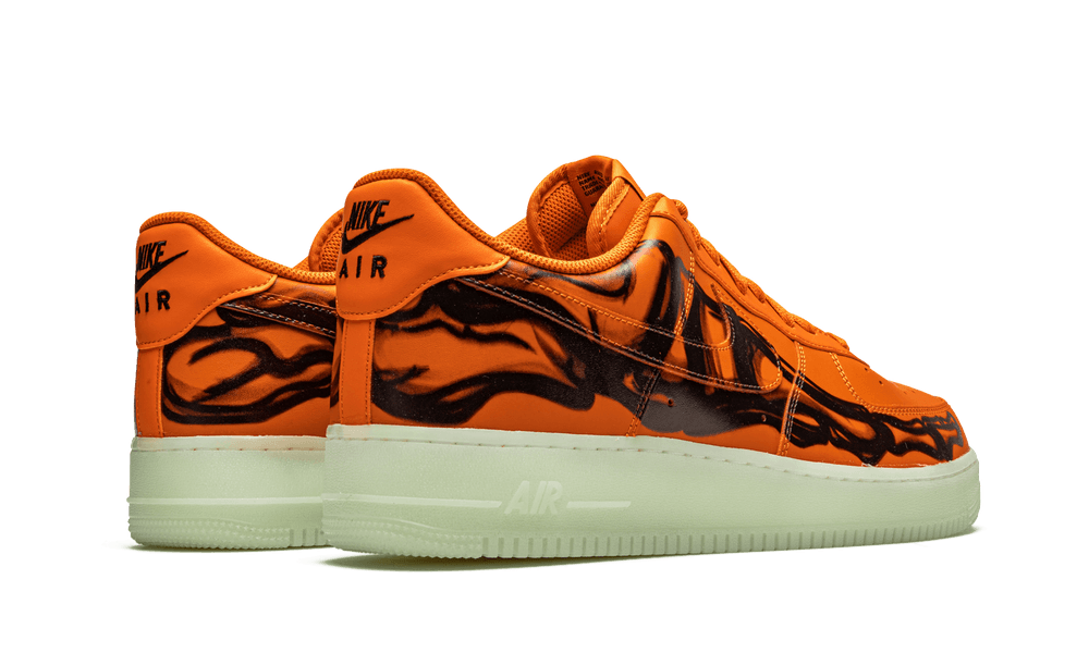 Nike Air Force 1 Orange Skeleton